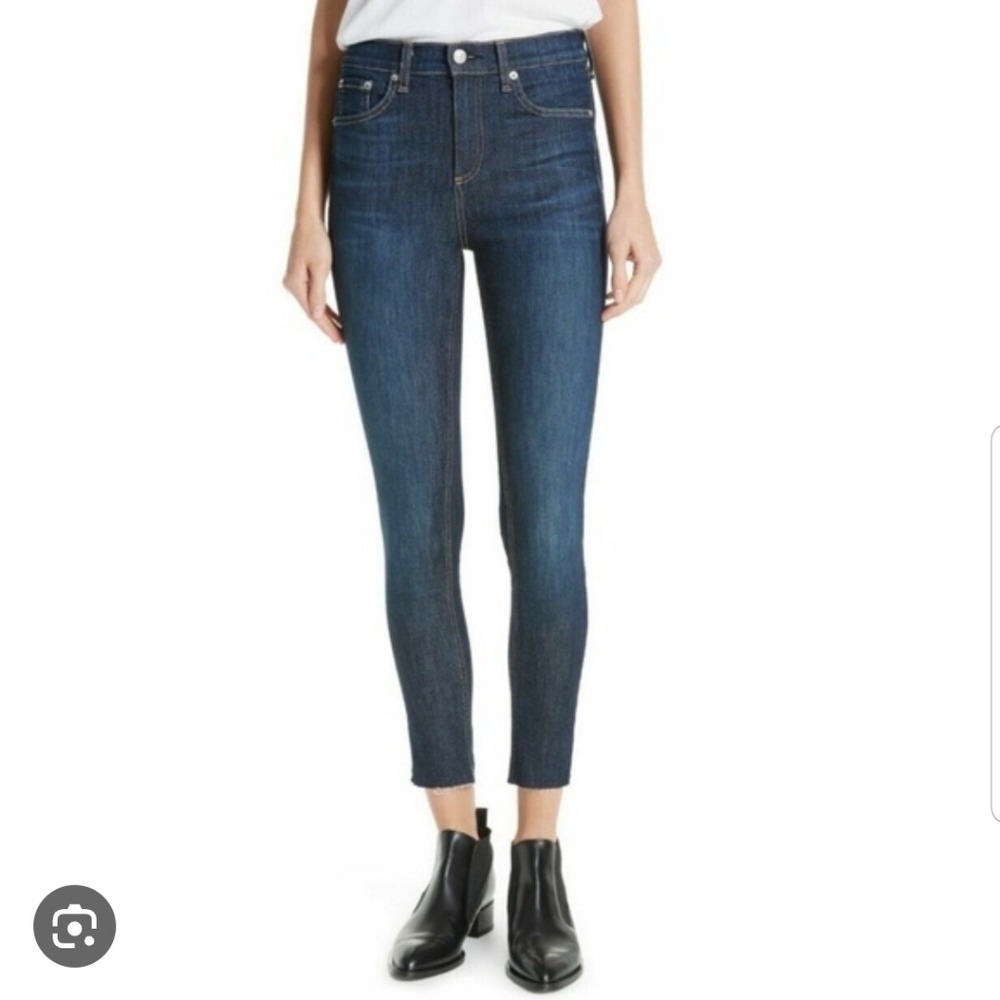 Rag & Bone Ankle Skinny Jeans Women's Size 25 Color Blue